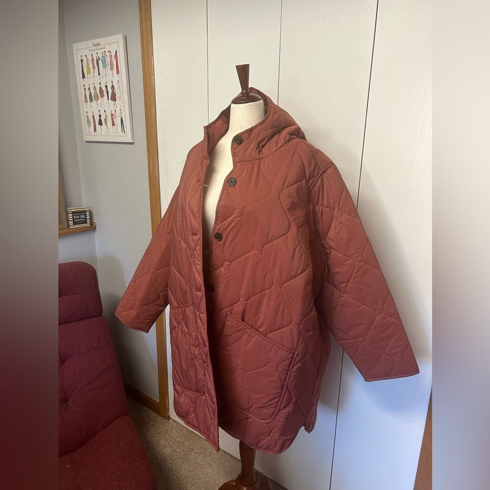 NWT: Quilted Jacket from Old Navy in Rust